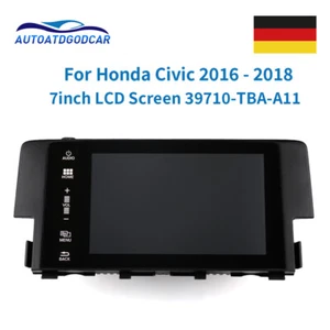 39710-TBA-A11 7" LCD display touchscreen per Honda Civic 16-18 radio navigazione - Foto 1 di 7