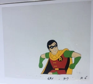 Robin Original Celda Años 70 Y Dibujo de Filmation Studios - Imagen 1 de 4