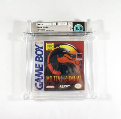 Mortal Kombat Gameboy CIB Wata Graded 8.0 Rare - Image 1 of 4