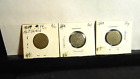 1867, 1868, 1869 Five Cent Three Coin Shield Nickel Set! #5 More Up In Minutes!