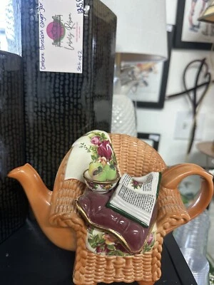 Rare Vintage Royal Albert Old Country Roses Teapot 1996 By Paul Cardew Mint - Image 1 of 4