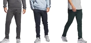 adidas Men’s Regular Fit Zippered Ankle Openings Jogger - Picture 1 of 25