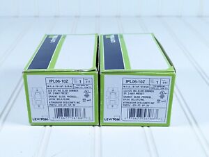 Leviton IPL06-10Z 3-Way Dimmable 150W LED, 120V 600W INC Slide WHITE Lot of 2