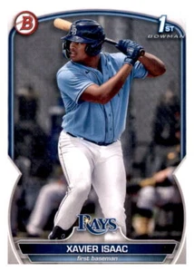 2023 Bowman 1er Xavier Isaac novato juego de inserción de radiocontrol rayos prospectivos #145 - Imagen 1 de 2