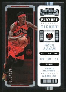 2022-23 Panini Contenders Playoff Ticket #22 Pascal Siakam /249