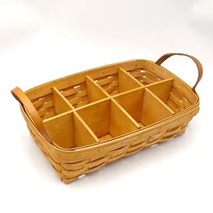 Longaberger 1995 Storage Solutions Pantry Basket w/8 Way Wooden Dividers. New - Picture 1 of 12