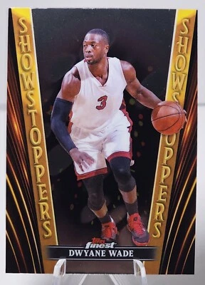 2023-24 Topps Finest Basketball Dwayne Wade #SS-11 Showstoppers Miami Heat - Image 1 of 2