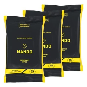 Deodorant Wipes - 24 Hour Odor Control - Aluminum Free Baking Soda Free Skin ... - Picture 1 of 7