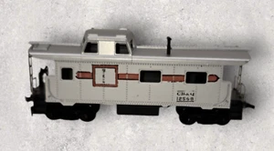 HO Unbranded Chicago Burlington Quincy Silver Caboose #12568 - Picture 1 of 7