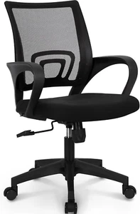 Office Chair Computer Desk Chair Gaming Ergonomic Mid Back Cushion Lumbar Suppor - Picture 1 of 8