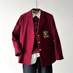 Vintage 1950s Leyscott England Wolverton Institute Women’s Rowing Wool Blazer - Picture 1 of 9