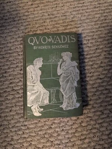 QVO VADIS By Henrik Sienkiewicz  1898 English Translation  Hardcover - Picture 1 of 8