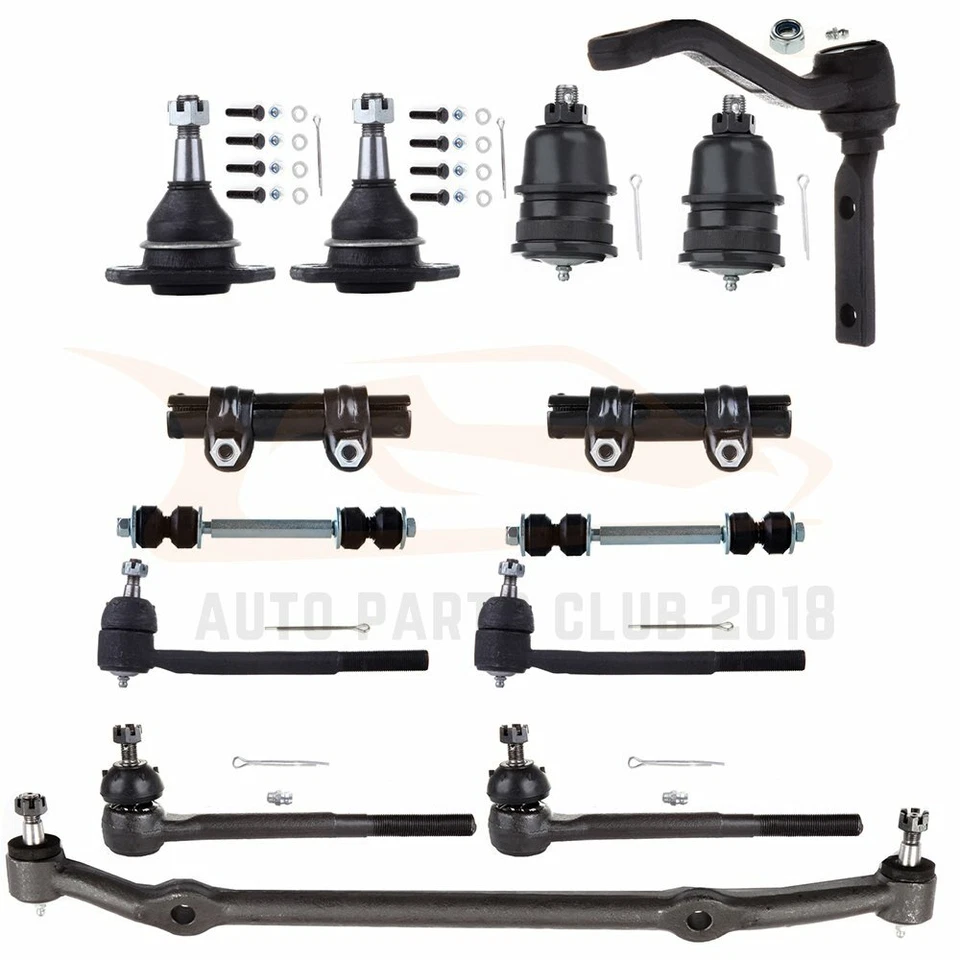 14x Inner Tie Rod Ends Ball Joints Center Link For 1978-1987 Oldsmobile Cutlass Foto 1 de 4