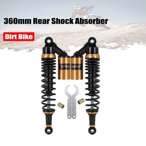 360mm 14'' Rear Air Shock Absorber For -/ Yamaha BMW Motorcycle Dirt Pit Bike - Picture 1 of 8