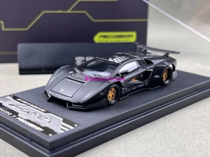Coche de metal fundido a presión modelo deportivo de carreras PSC 1:64 HEC LP800-4 negro - Imagen 1 de 12