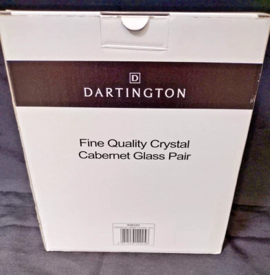 2x Gafas Cabernet Dartington Cristal Plomo Nuevas en Caja Foto 1 de 3