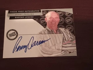 2003 Press Pass Autographs Legends Benny Parsons Card - Picture 1 of 2