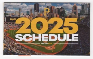 2025 Pittsburgh Pirates Regular Season Pocket Schedule PNC Bank Version - Picture 1 of 2