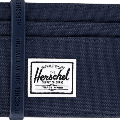 Novo com etiquetas Herschel Masculino Preto Charlie Slim Porta-Cartão Carteira de Identidade RFID Viagem Trabalho - Imagem 1 de 4