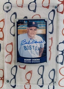 Bobby Doerr MLB Boston Red Sox Pacific Baseball Legends Autograph Card in Case - Picture 1 of 2