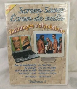Tatouages Polynesiens Special PC Screen Saver Ecran De Veille Rare! Vol 1 NEW! - Picture 1 of 5