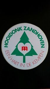 Autocollant sticker publicitaire Hooidonk Zandhoven Een Hart In Kempen
