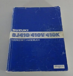 Manual de Taller Suzuki Samurai Sj 410 / V / K / Cabrio Stand 06/1985 - Imagen 1 de 7