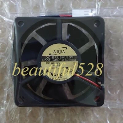 1pc ADDA AD0612LB-D70GL 12V 0.09A 6015 6CM 2-wire Cooling Fan - Image 1 of 2
