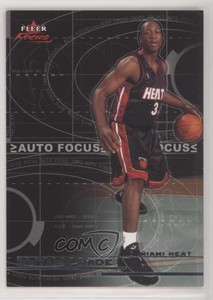 2003-04 Fleer Focus Auto Missing Serial Number Dwyane Wade #21AF Rookie RC HOF
