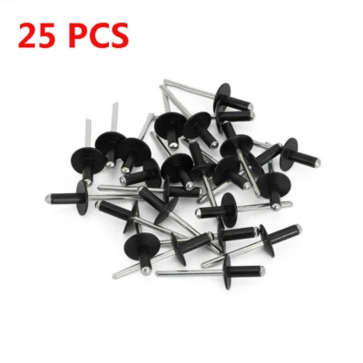 25PCS FOR SKI-DOO 3/16 STEEL POP RIVET 293150104 Aluminum 3/16" - Image 1 of 4