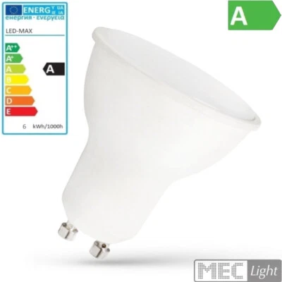 GU10 LED Strahler / Spot dimmbar 6W 480Lm 120° neutral weiß (4000K) 230V - Bild 1 von 4
