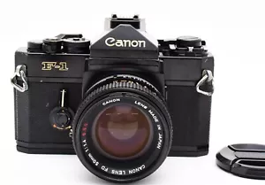 Canon F-1 fotocamera reflex tardiva pellicola 35 mm FD 50 F/1.4 S.S.C. giappone [Ecc+++] #2340511A - Foto 1 di 12