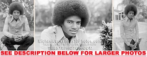 FOTOS MICHAEL JACKSON 1977 FUERA DE SU HOGAR 3xRARAS 8x10 - Imagen 1 de 1