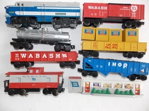 K-LINE 1501A WABASH, Follow the Flag, IHOP, O-27 GAUGE FREIGHT TRAIN SET - Picture 1 of 24