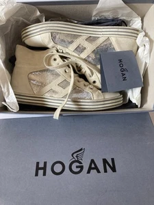 Scarpe Donna - Hogan Rebel Numero 38 - Pelle Beige - Perfette - Stupende - Foto 1 di 6