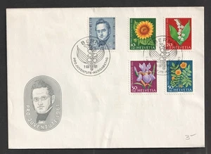 1961 Switzerland Pro Juventute. Flowers FDC. Bern First Day Cover - Picture 1 of 1