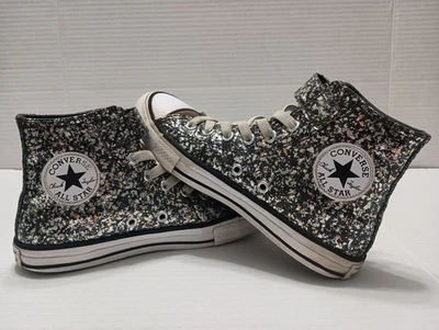 Converse все звезды темной материи блестящий Hi топы молодежный размер 2 - Изображение 1 из 4