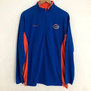 Columbia University Florida Alligatoren Fleece Pullover M bestickt 1/4 Zip UF - Bild 1 von 8