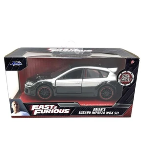 Jada Fast & Furious Brian's Subaru Impreza  WRX STI Black/Silver 1:32 NEW - Picture 1 of 8