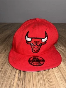 Chicago Bulls 9Fifty New Era SnapBack Cap Red - Picture 1 of 10