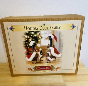 Vintage Grandeur Noel. Holiday Duck Family Collector's Edition 2001. Christmas - Picture 1 of 10