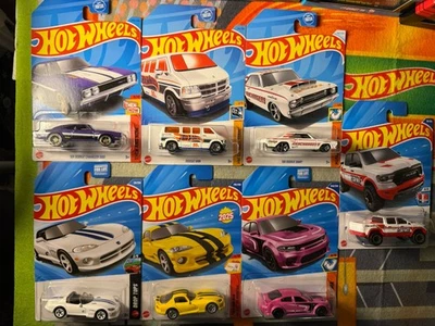 🔥Lote exclusivo de Dodge Hot Wheel de 7 Hot Cars camión y furgoneta y víbora Treasure Hunt Foto 1 de 4