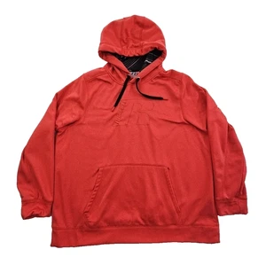 Russell Athletic Wear Embossed Hoodie Men's 2XL Fiery Red Heather EUC - Picture 1 of 14