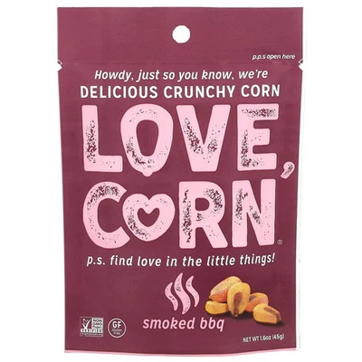 Crunchy Corn, Smoked BBQ, 1.6 oz (45 g) - Image 1 of 2
