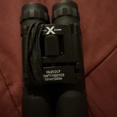 Celebrity X Cruises Binoculars Compact 10x25 Small Lightweight W/ Pouch - Image 1 of 4
