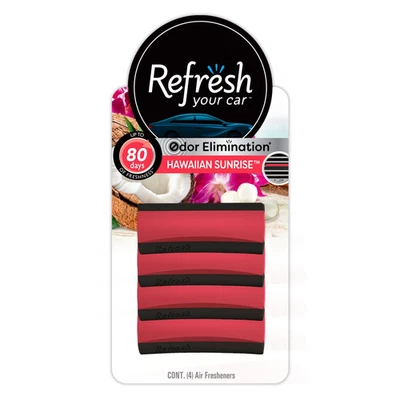Refresh RVR209-4US Your Car! Hawaiian Sunrise Contour Vent Stick Car Air