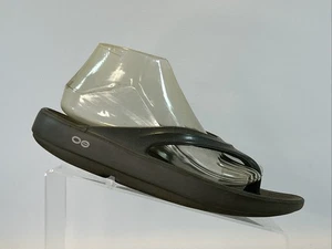 Sandalias Oofos Oolala Para Mujer 9US 40EU Cómodas Recuperación Deslizables Tangas Gris - Imagen 1 de 11