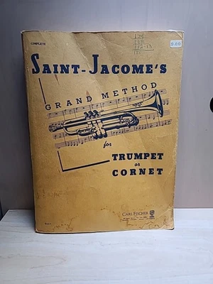 Saint Jacome's Grand Method Trumpet Cornet Music Sheets - Image 1 of 4