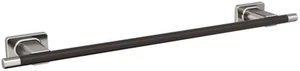 Amerock BH26614 Esquire 22-11/16" Towel Bar - Brushed Nickel / Oil Rubbed Bronze - Picture 1 of 12