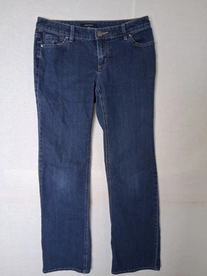 Daisy Fuentes Mujer Talla 4 Azul Denim Corte Bota, Tiro Bajo Calce Regular Foto 1 de 4